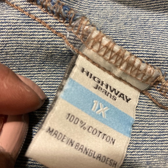 Denim Vest 1X - Picture 6 of 6